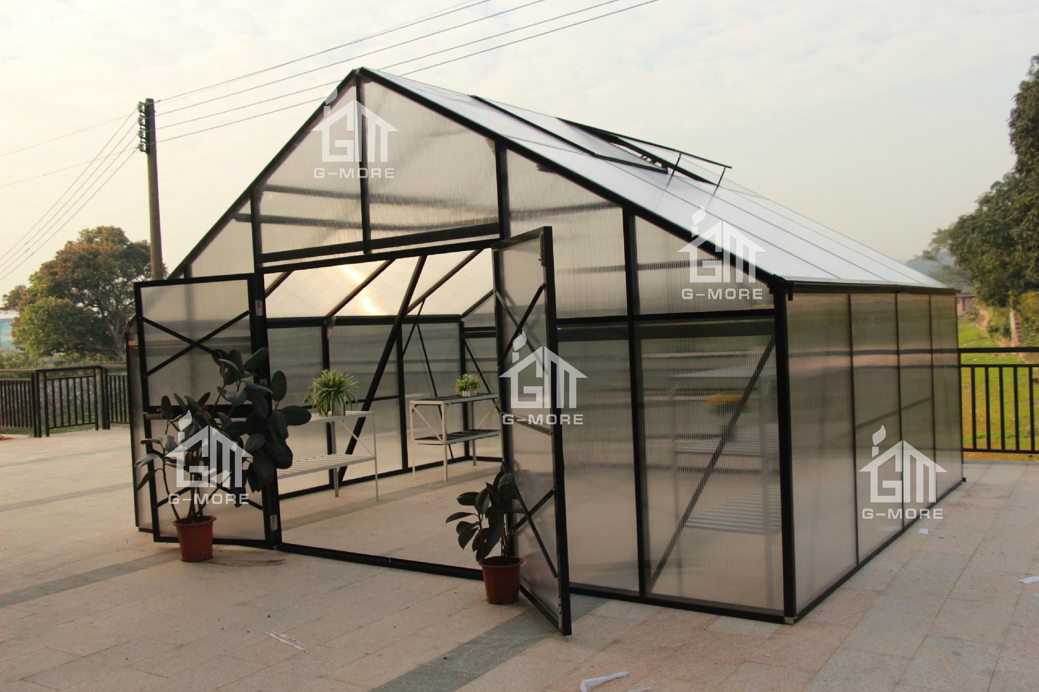 2015 New Free Shipping 5M Width Hobby Greenhouse