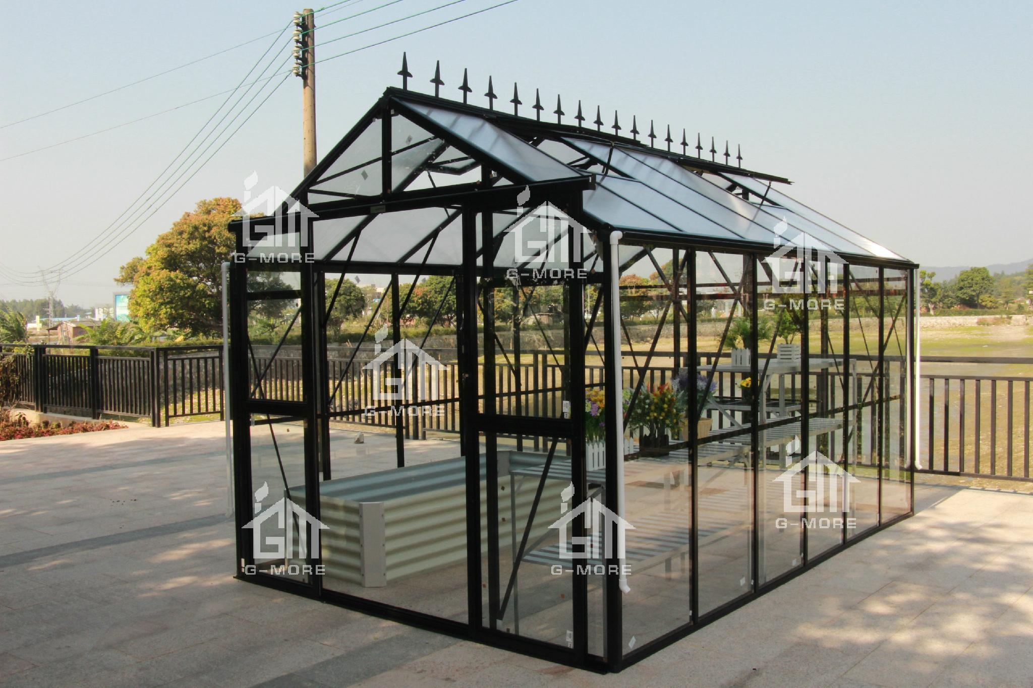 2015 New Free shipping Glass Greenhouse - Hot Sale - 15 Years warranty