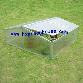 Aluminum cold frame greenhouse