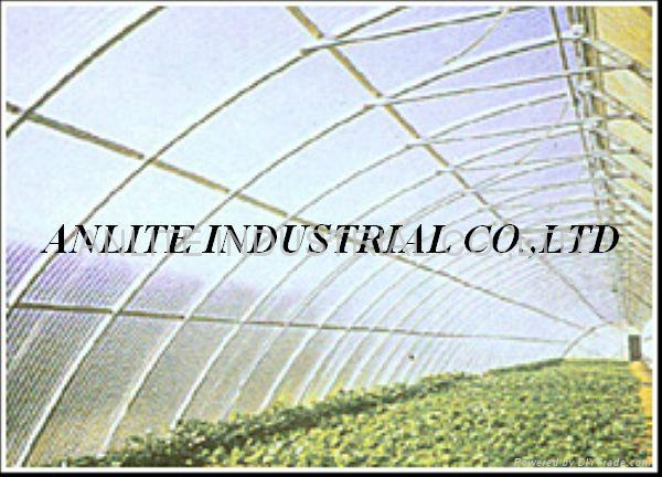 Fiberglass corrugated sheet for greenhouse