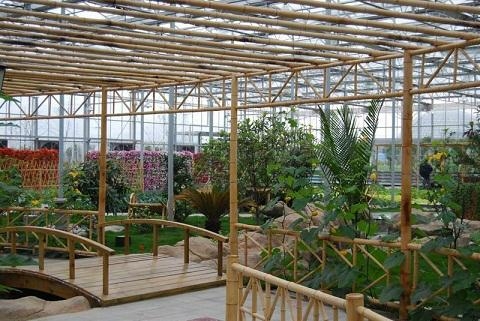 The greenhouse for restaurant