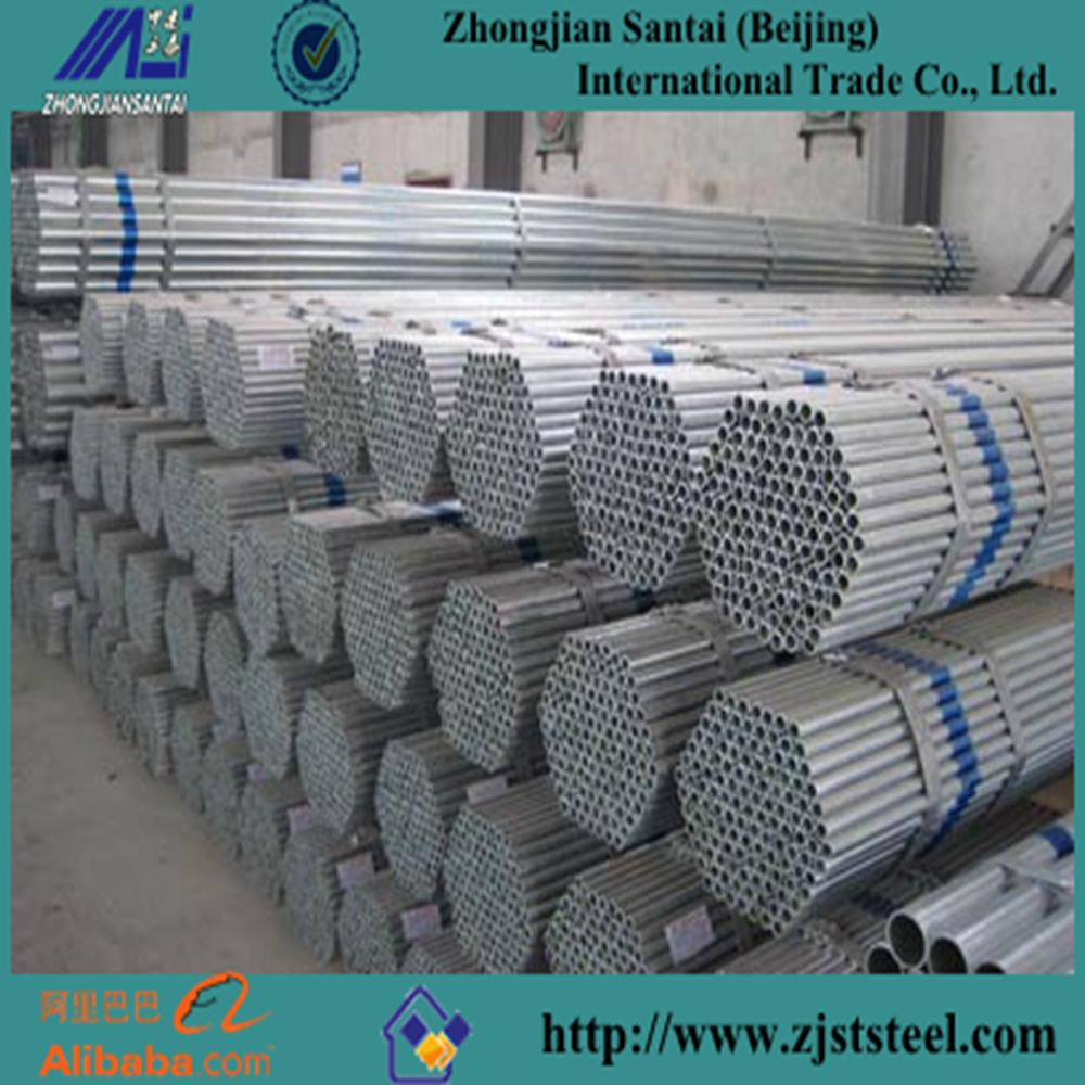 Thick zinc coated BS1387 galvanized steel pipe for greenhouse frame