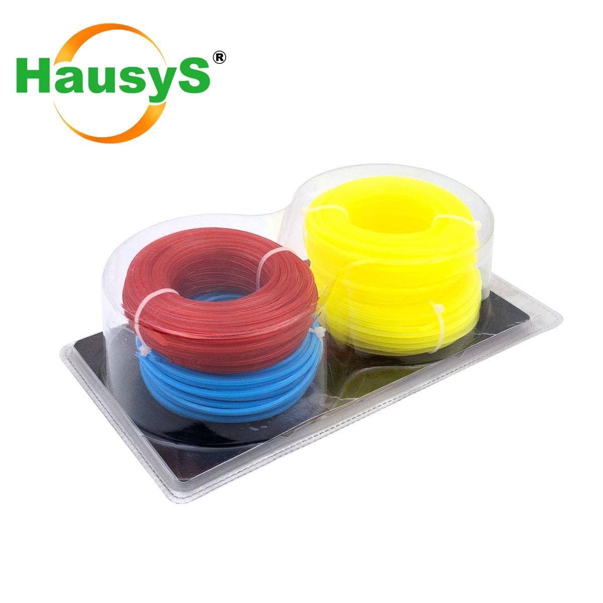 colorful 2.4mm lawn mower grass cutter trimmer nylon line
