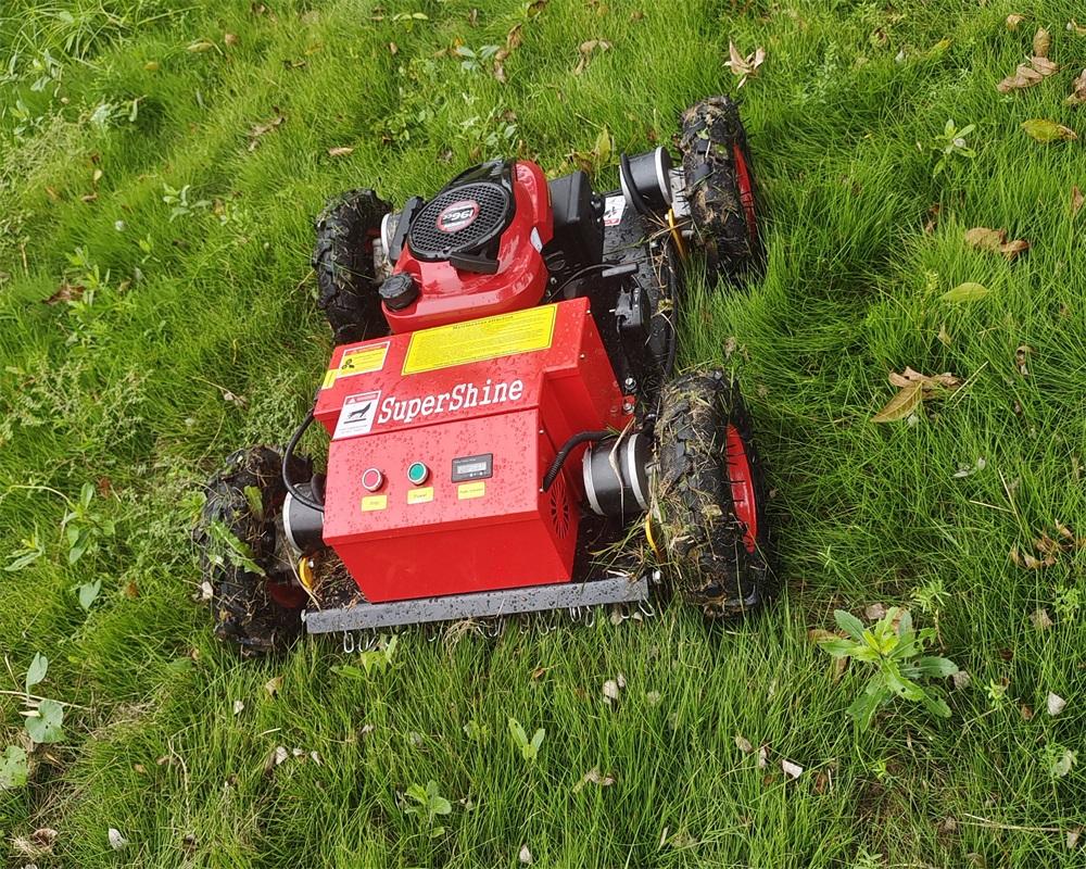 remote control mower with tracks for sale