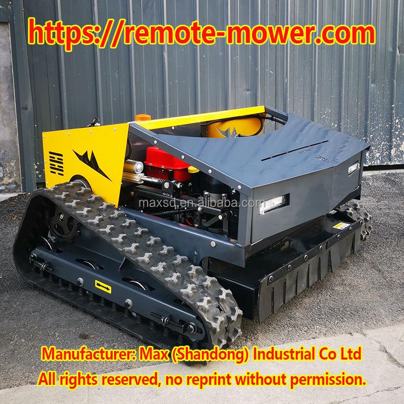 Mini Tracked Slope Mowers Remote Crawler Machine with50 60 70 80 cm Mowing Width