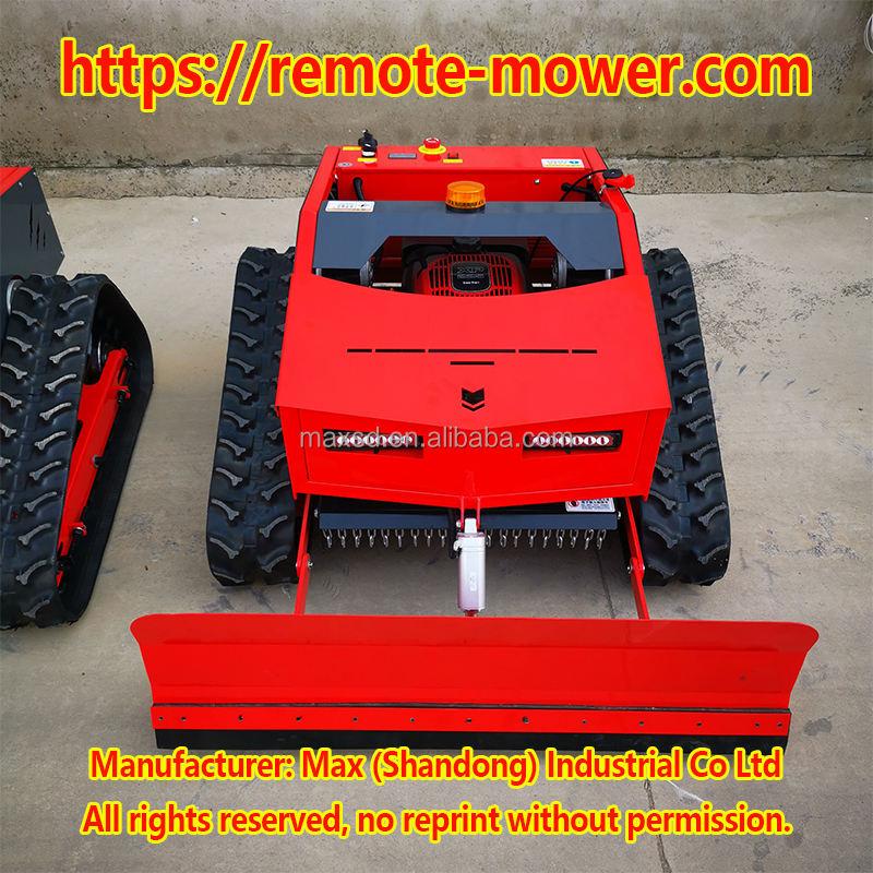 Weed Cutting Machine All Terrain Slope Grass with remote controlled brush cutter