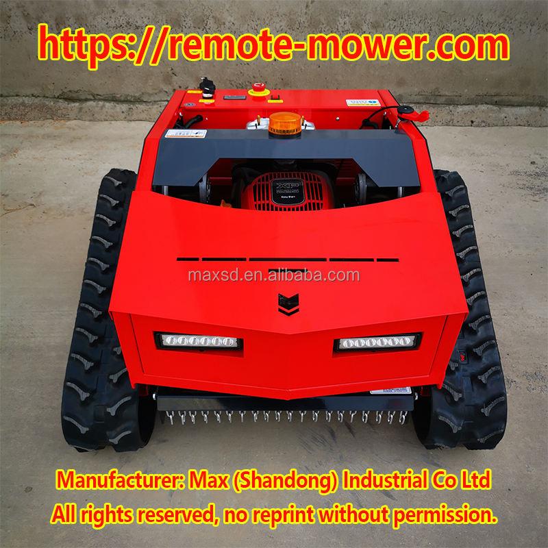 2022 High quality Remote Control Tracked Slope Mowers RC Crawler Machine