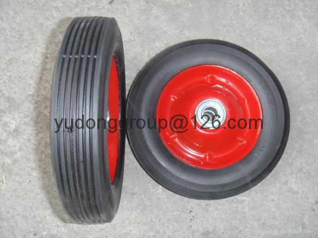 semi pneumatic rubber wheel 7x1.5 8x1.75 10x1.75 12x1.75