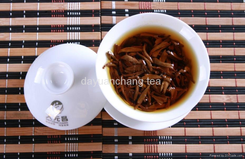 Kongou black tea, big golden sprouts, Mantanghong