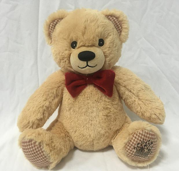 Teddy bear with bow-knot 9.5 inch