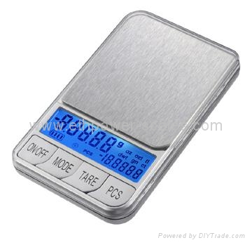 Digital Pocket Scale with big LCD,double modes display