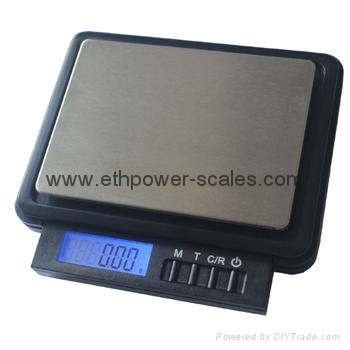 Electronic Pocket Scale with 500gx0.01g and 1000gx0.1g