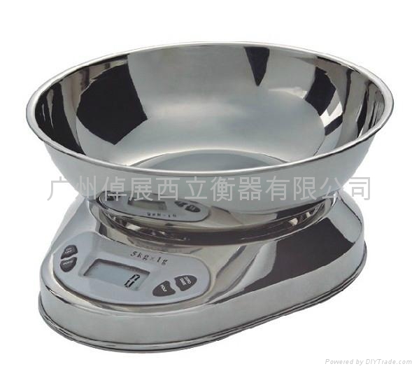 Factory direct sales of stainless steel tray electronic kitchen scale