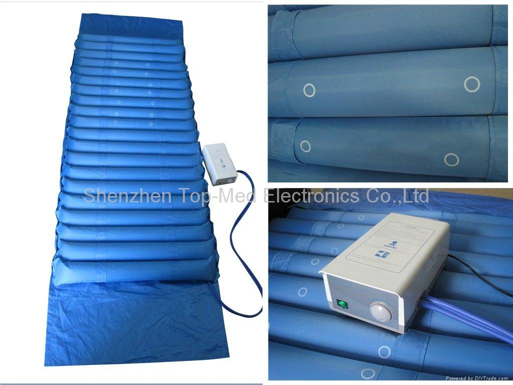 alternating pressure tube mattress with air jetting