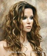color mixed lace wigs