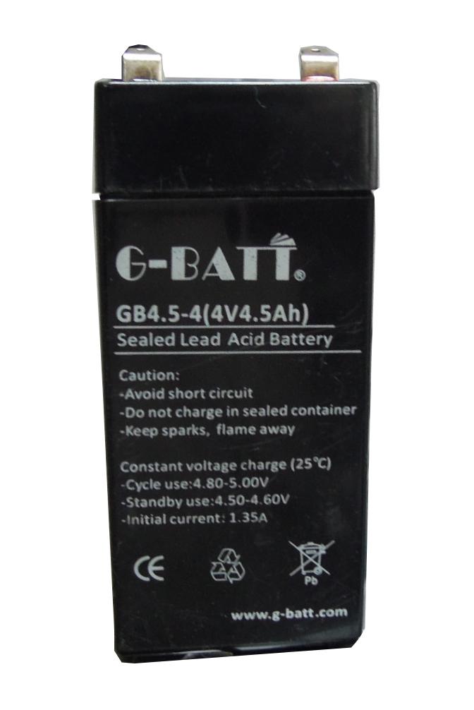 GB 4V4/20HR maintenance-free lead-acid battery for flashlight, electronic scale