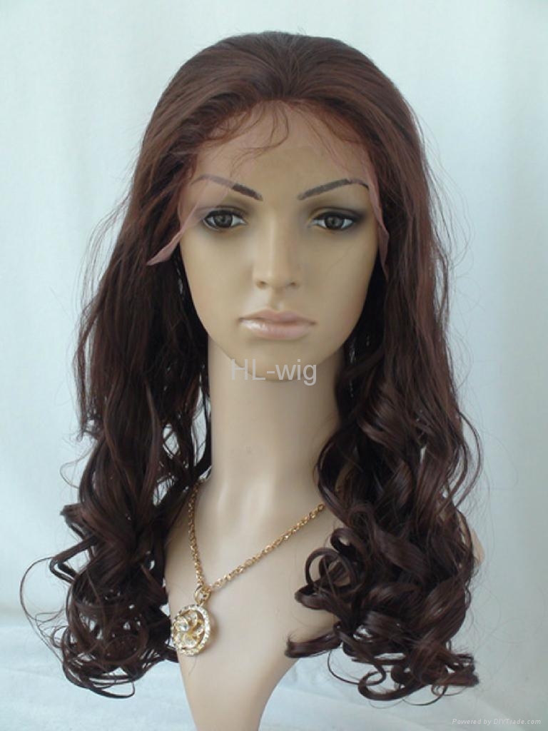 HEAT RESISTANT SYNTHETIC LACE WIG