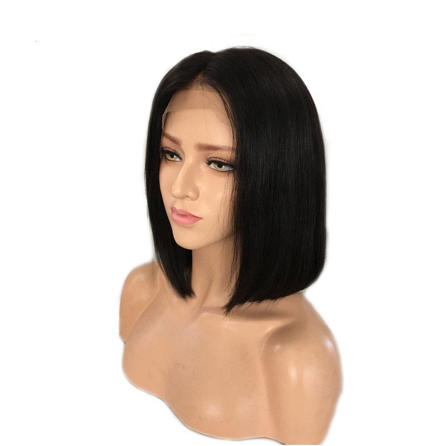12" straight remy indian human hair full lace wigs