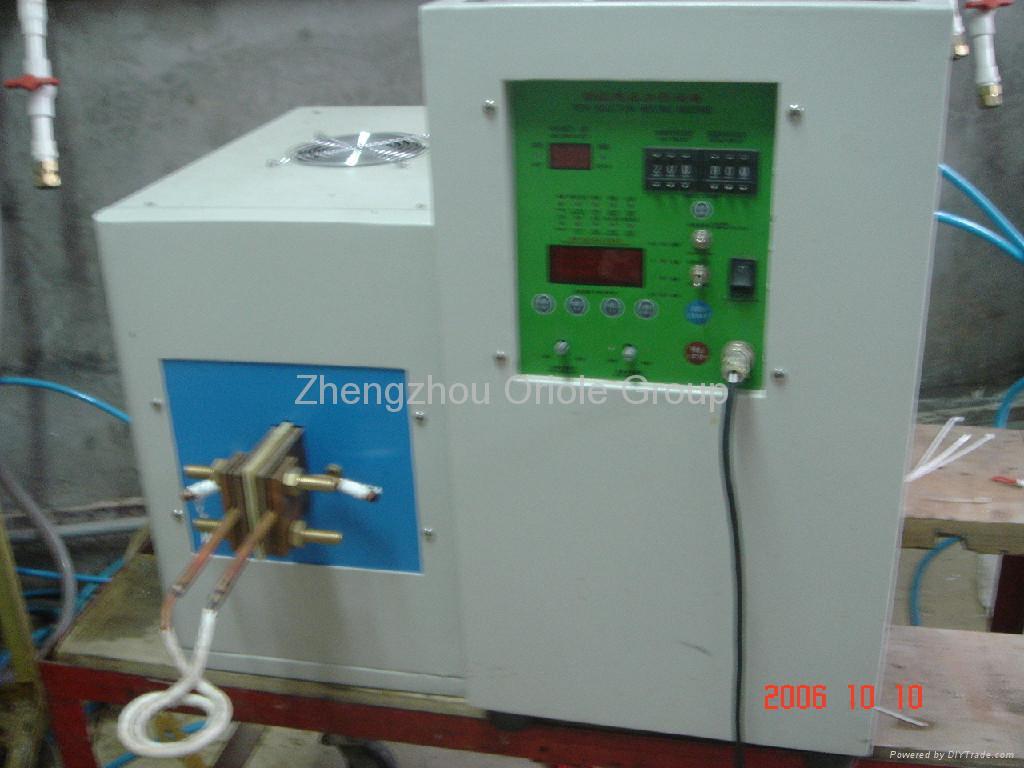High frequency induction heat treatment machine coil bar bearing dismantle mount