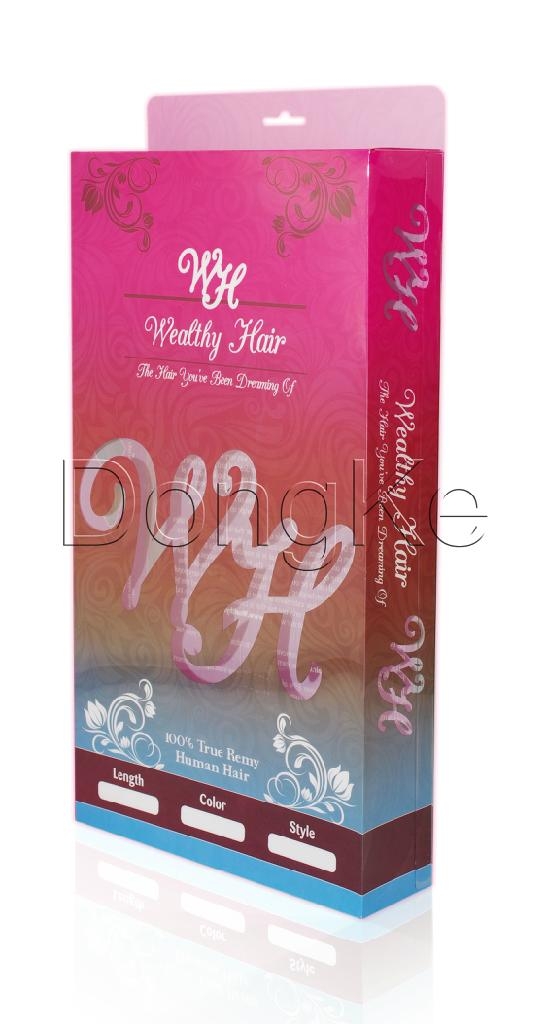 Hair Extension Plastic Package Box