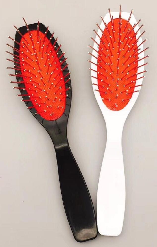 Portable Wig Brush Hair Comb Wig Care Anti-static Brush Steel Brush