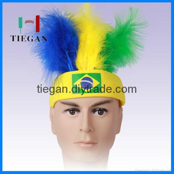 2015 soccer fans wig crazy hair synthetic wig for promotion events