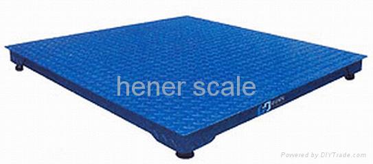 electronic floor scales with single deck
