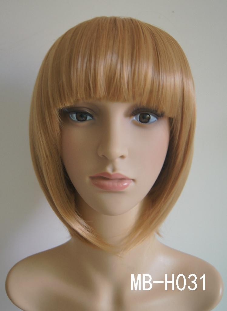 Synthetic wig with short hair best seller in summer 2014