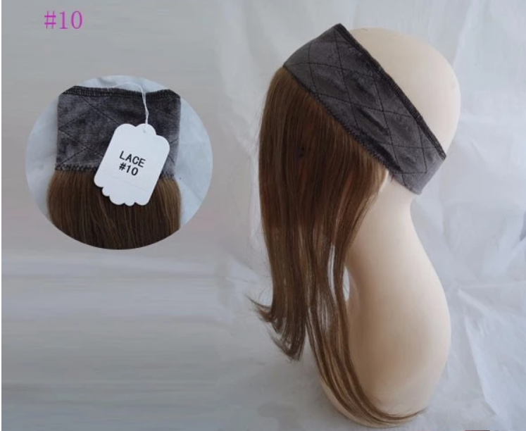 100% European Virgin Hair Iband Headband Lace WigGrip For Jewish Wig Kosher Wig