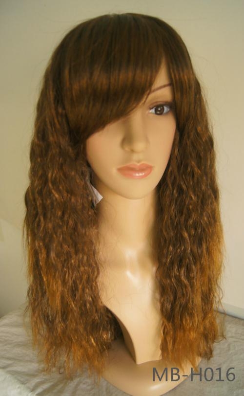 Synthetic wig with water wave 2014 hot seller for women