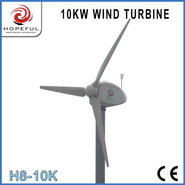 Alternative green energy for 10kw wind turbine