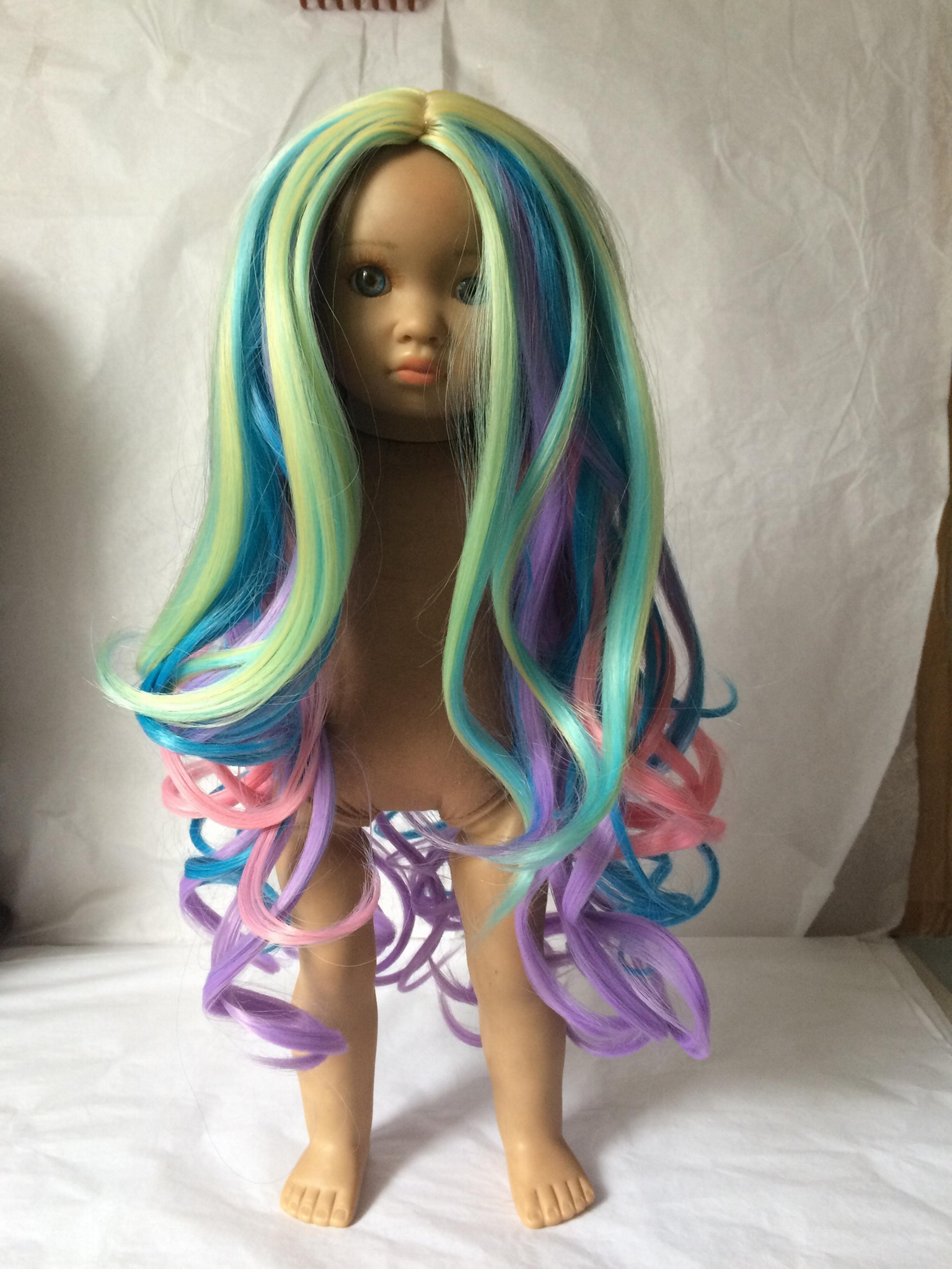 2020 America synthetic fiber doll wigs