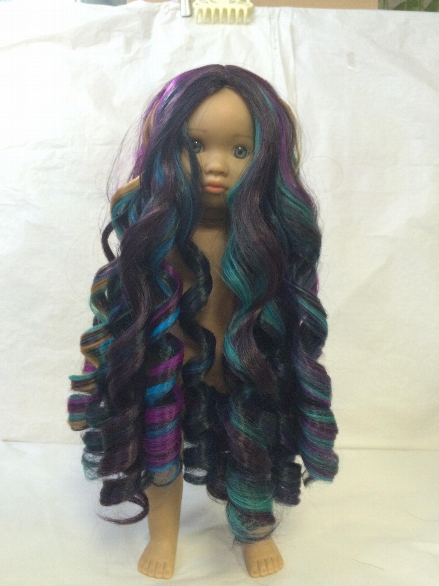 hot-selling America synthetic fiber doll wigs