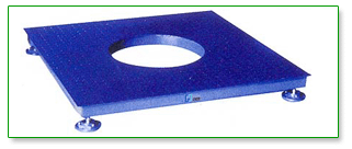 electronic floor scale for reaction vessel/tank