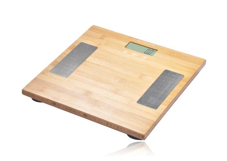 Bamboo electronic body fat scale