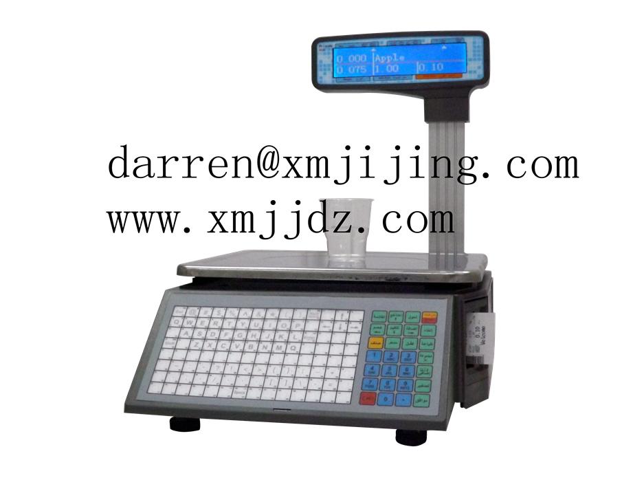 electronic label printing scale