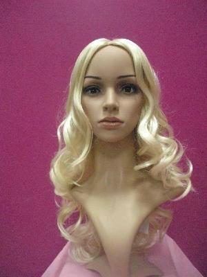 Women Blonde long wavy party cosplay wig wigs hair