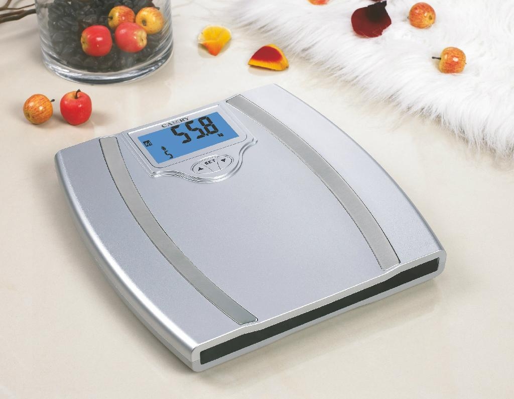 Camry Electronic Personal Body Fat Analysis Steel Platform For Bathroom