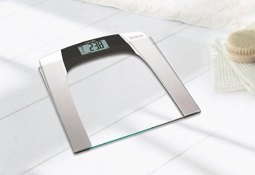 Camry Electronic Personal Scale Body Fat Analysis Glass Platform For Bathroom