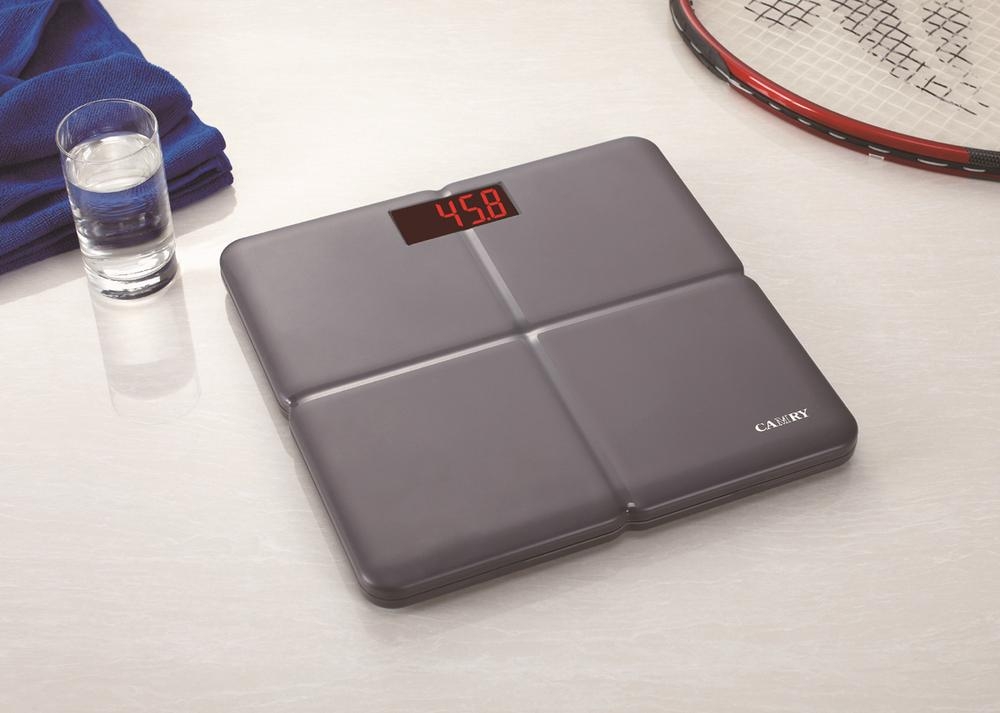 Camry Electronic Personal Bathroom Scale With Plastic Houseing For Body Weight