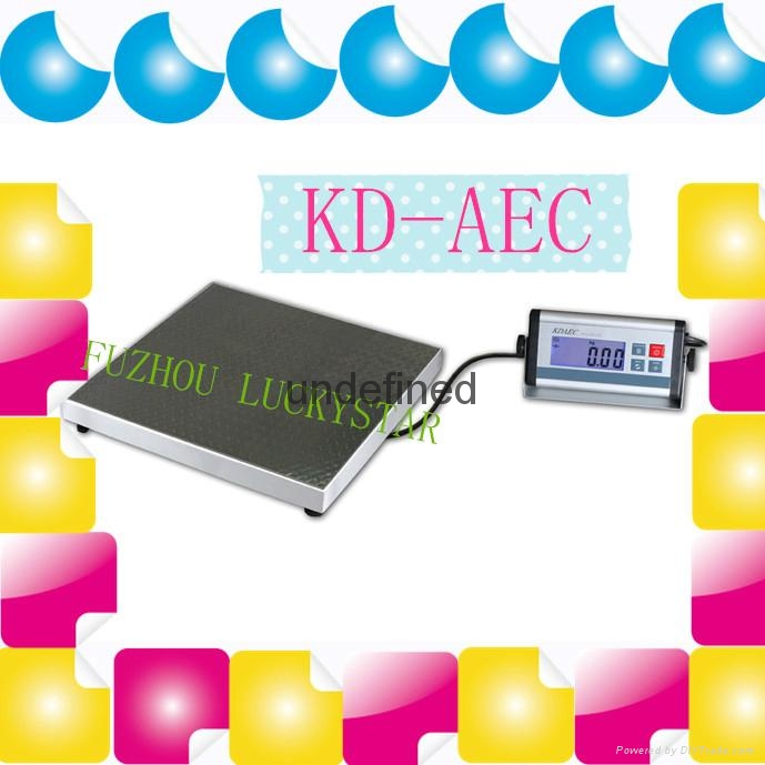 Electronic Shipping Scale with Stainless Steel Platform (KD-AEC) Vet Scale