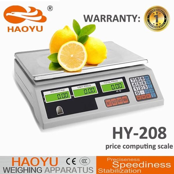 New Digital Weighing Weight Price Computing Scale