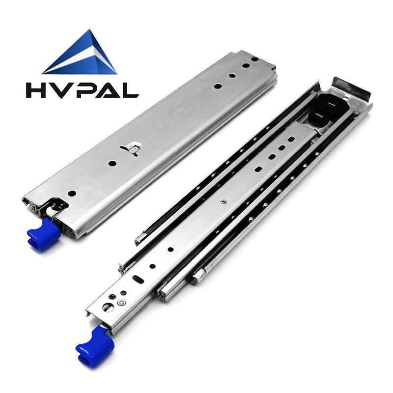 76 mm 227 kgs load rating ball bearing heavy duty industrial drawer slides