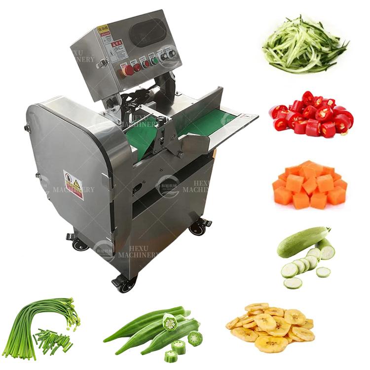 Cucumber Plantain Okra Cutter Chopper Machine Electric Vegetable Cutting Machine
