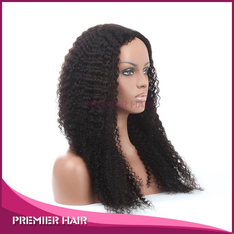 Wholesale 24 Inch Kinky Curly Virgin Brazilian Human Hair Wig