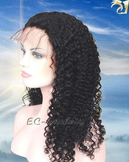 Virgin  Kinky Curl  Human Hair Lace Wigs Maker Factory Price