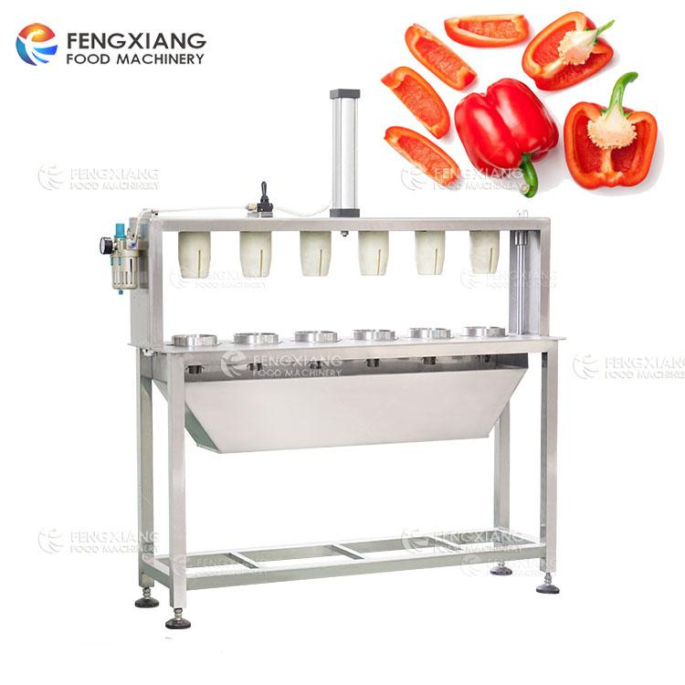 Automatic Vegetable Coring And Cutting Machine Pepper Splitting Machine