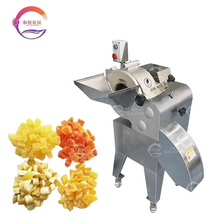 Fruit Pineapple Cube Cutting Fruits Dicing Machine Onion Tomato Dicer