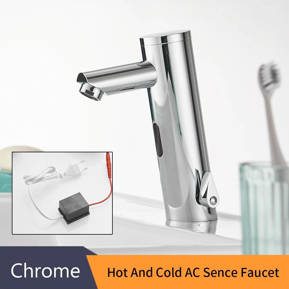 Sanitary Bathroom Sink Basin Water Faucets Automatic Taps Faucet Infrared Sensor