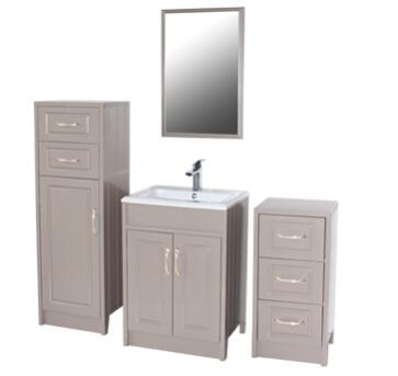 cabinet with faucet